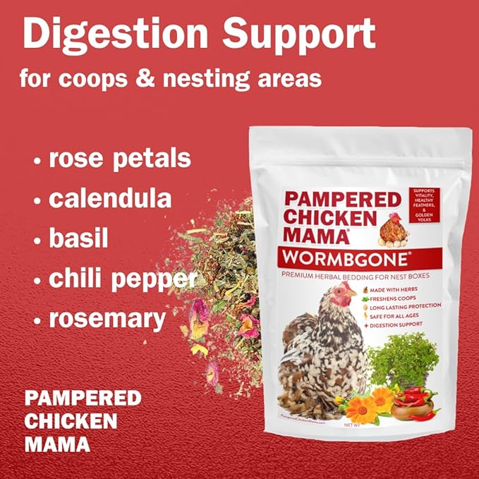WormBGone Premium Backyard Chicken Nesting Herbs & Coop Herbs (4.5 Pound)