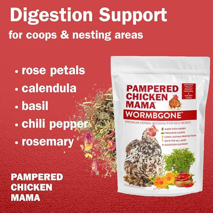 WormBGone Premium Backyard Chicken Nesting Herbs & Coop Herbs (4.5 Pound)