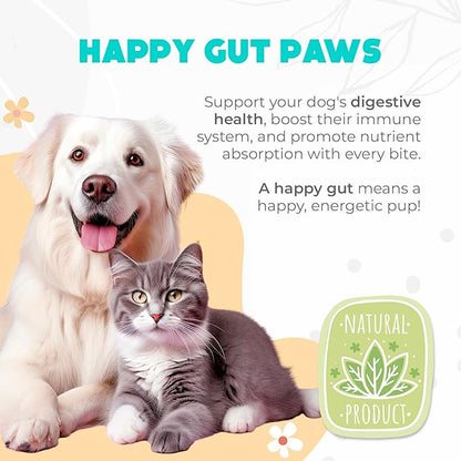Probiotics for Dogs Chews 150PCs - Digestive, Gut Health & Diarrhea Support - Probiotic Chews for Dogs - Vet Approved US Formula with Dog Probiotics, Enzymes & Natural Ingredients - Chicken