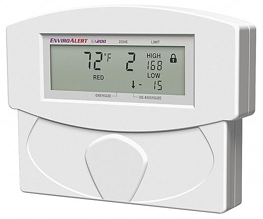 WINLAND ELECTRONICS EA200-12 Temperature Alarm,-58 to 299 deg. F