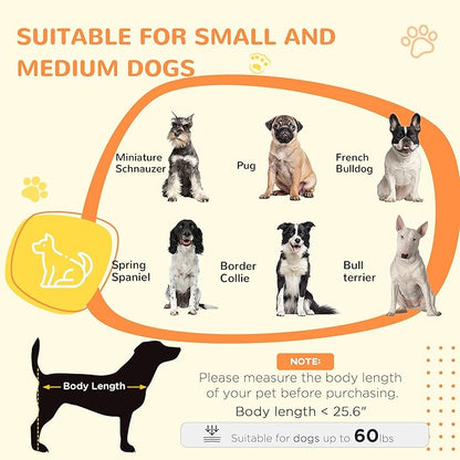 PawHut Dog Crate Furniture Side End Table with Storage, 41" Modern Wooden Dog Kennel Furniture with Double Doors for Small and Medium Dogs, White