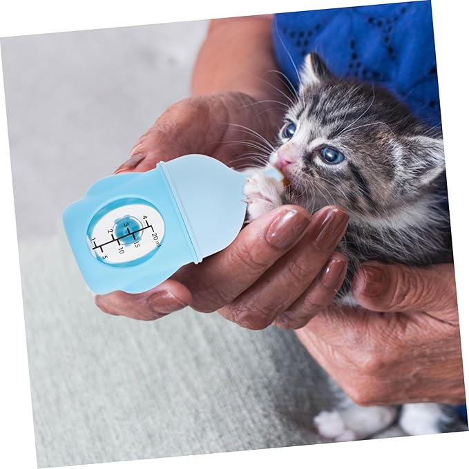 VANZACK Baby Milk Feeding Bottle for Kittens and Puppies Portable Nursing Bottle with Feeding Scale 20ml Capacity for Newborn Pets and Small Animals 1 Piece