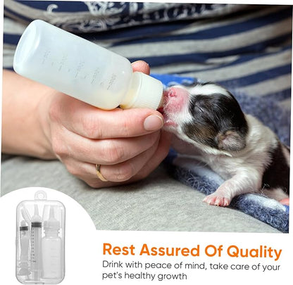 Accurate Measurement Pet Nursing Bottle and Milk Brush for Kitten Bottles Pet Supplies