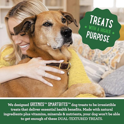 Greenies Smartbites Immune Support Crunchy & Soft Dog Treats, Chicken Flavor, 8 oz. Pack (Pack of 2)