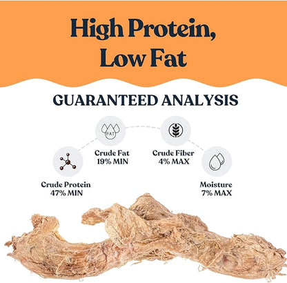 hotspot pets Freeze Dried Chicken Neck Treats for Cats & Dogs - Made in USA, 1lb Big Bag, Single Ingredient All Natural Grain-Free, Crunchy, Perfect for Training, Topper or Snack