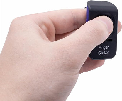 Educator Dog Training Finger Clicker with Audible Sound for Positive Reinforcement, Behavior and Obedience Pet Trainer, Blue