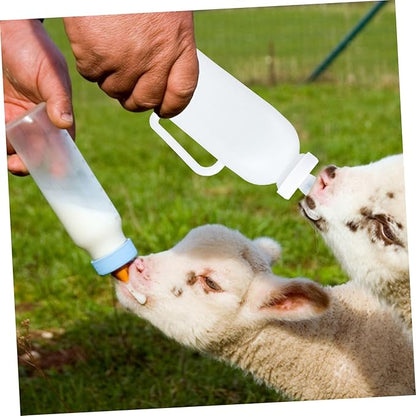 2pcs Calf Milk Bottle for Young Livestock Feeding Durable and Practical Nursing Bottle for Calves Lambs Puppies and Kittens Lightweight Easy to Clean Design