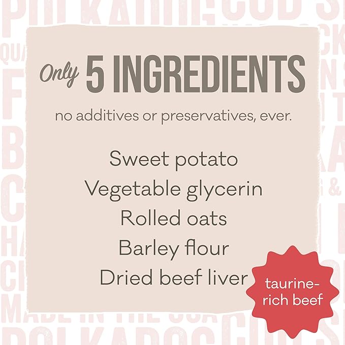Polkadog Wonder Nuggets Soft & Chewy Dog Treats - Sweet Potato & Beef, All Natural, Limited Ingredient, Premium Training Treats for All Breeds, Great for Allergies, Made in USA - 10oz