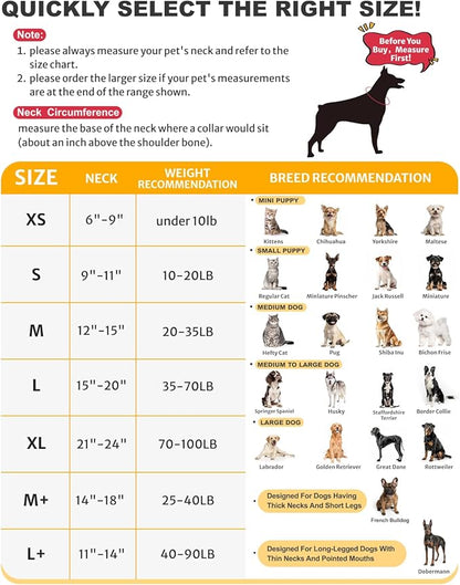 MIDOG Inflatable Dog Cone Collar, Lion Mane Soft Dog Cone Alternative After Surgery with 40% Extra Protection Area Anti-Lick, Adjustable Donut Recovery Collar for Large Medium Small Dogs (Lion, L+)