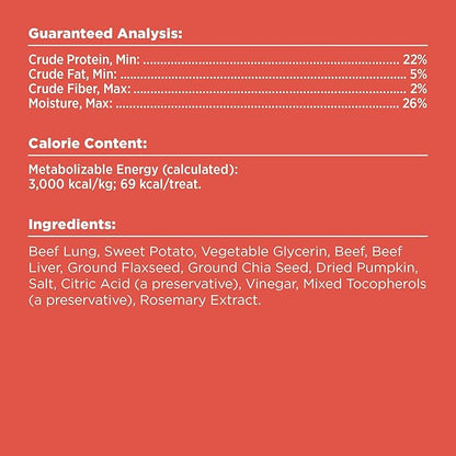 BIXBI Skin & Coat Support Beef Liver Jerky Dog Treats, 5 Oz - USA Made Grain Free Dog Treats - Antioxidant Rich To Support Shiny, Full Bodied Coats - High In Protein, Whole Food Nutrition, No Fillers
