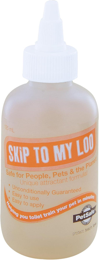 PetSafe Skip to My Loo House Training Scent - Encourages Consistent Potty Habits - Scientifically Formulated Solution - Unique Attractant Formula - Eco-Friendly Formula - 4.22 oz