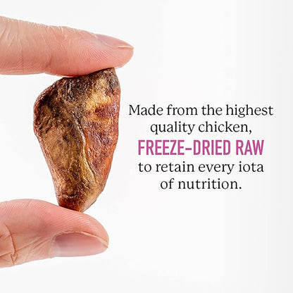 Dr. Harvey's Freeze-Dried Chicken Hearts - Training Dog Treats, Single Ingredient, All-Natural USA Sourced Protein, Allergen-Free - 7 Ounces (Pack of 3)