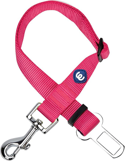 Blueberry Pet Dog Leash Essentials: Classic Seat Belt Tether for Dogs & Cats, French Pink, Durable Safety for Car Rides, Heavy Duty Leashes for Large Dogs, Ideal for Pet Parents & Road Trips