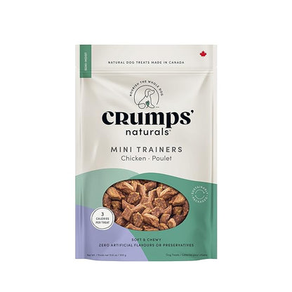 Crumps Naturals Mini Trainer Semi Moist Chicken 300g/10.6oz(Product Packaging May Vary)