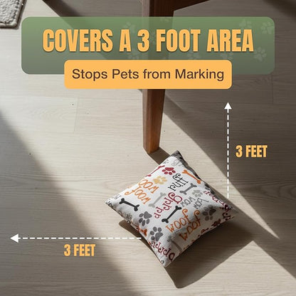 Dog Marking Prevention Product – Dog Pee Deterrent Indoor – Puppy Potty Training Aids– Long-Lasting Pee Stopper Bag, Pet & Child Safe, No Sprays, 6 Months Protection - White Woof