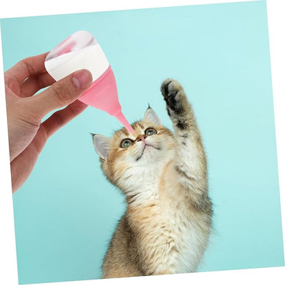Toddmomy Portable Kitten Nursing Bottle Pet Feeding Bottle for Puppy Cat Kitten Milk Kit