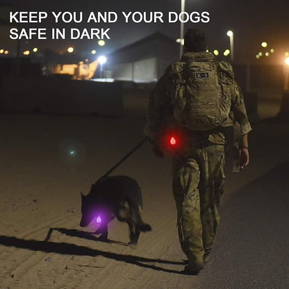 2-Pack Rechargeable Dog Light, Dog Collar Light,Waterproof ,3 Modes LED Dog Safety Lights,Multiple Color Options,Clip On Collar, Leash or Harness，Night Light for Running ,Climbing,Camping or Bike