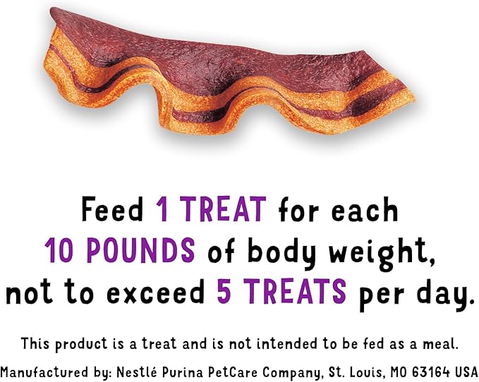 Purina Beggin' Strips With Real Meat Dog Training Treats With Bacon and Cheese Flavors - (Pack of 2) 26 oz. Pouches