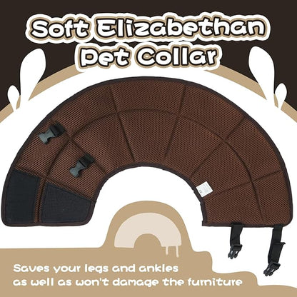 Dog Cone Collar After Surgery, Adjustable Soft Recovery Cone for Small Dogs to Stop Licking, Light-Weight Comfortable Elizabethan Collar for Dogs Anti-Bite Lick Protective Wound
