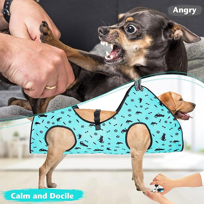 ATESON Dog Grooming Hammock - Pet Harness for Grooming, Dog Sling for Nail Clipping, Dog Hanging Holder for Cutting Nails