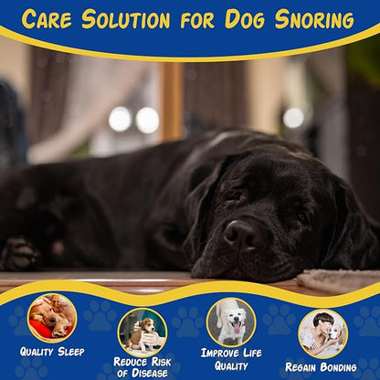 Stop Dogs Snoring for Dogs, Anti-Snoring Solution, Dog Sleep Remedy Natural Anti-Snoring Solution, Snore Relief for Pets Cats, Homeopathy Natural Ingredients, Powder Formula, 100g