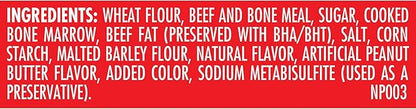 Milk-Bone MaroSnacks Peanut Butter Flavor (Artificially Flavored) Dog Treats with Real Bone Marrow, 40 Oz. Canister