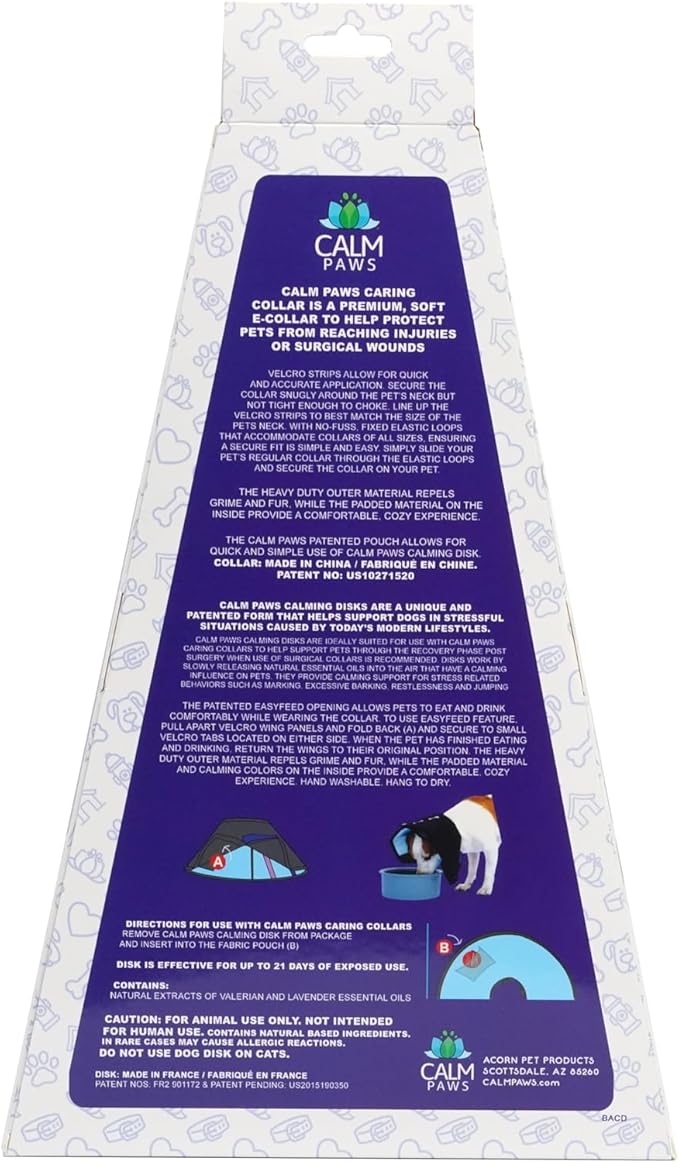 Calm Paws Dog Caring Collar W/Calming (XLarge)