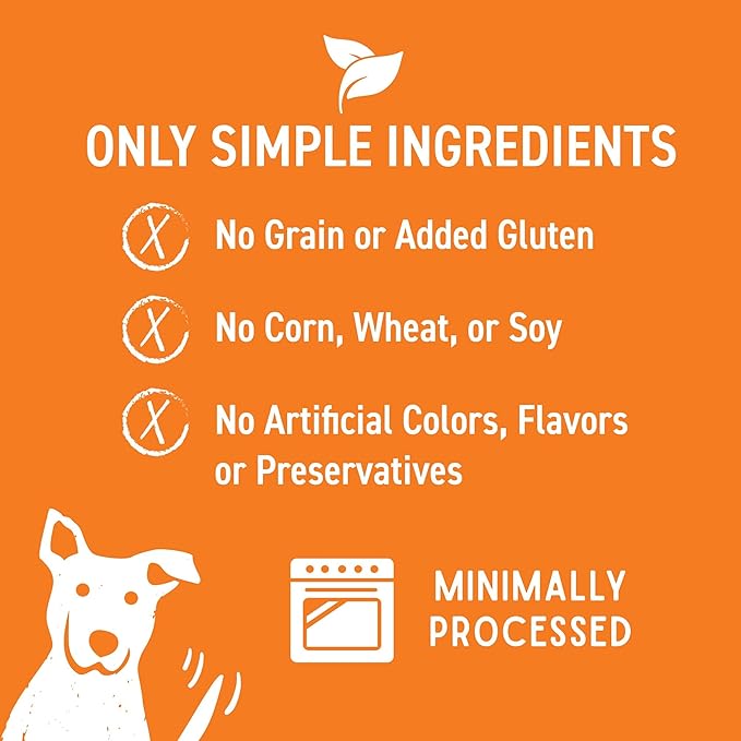 Cloud Star Wag More Bark Less Crunchy Grain Free Dog Treats, Peanut Butter & Apples, 2.5 lbs. Bag