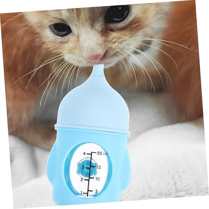 SUPVOX Pet Nursing Bottle Safe Kitten Puppy Feeding Bottle Scale Portable Mini Feeder for Newborns