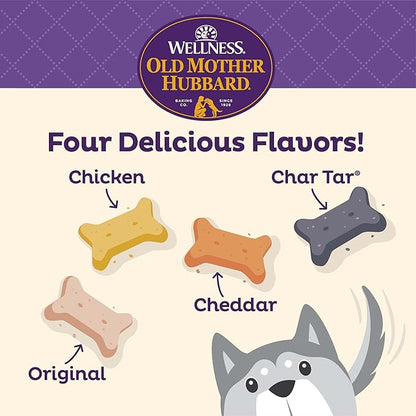 Old Mother Hubbard Wellness Original Mix Dog Biscuits,Natural,Training Treats,Four Flavors,Small Size,(6 Pound Bag),(Pack of 2)