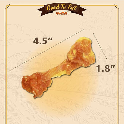 Gootoe Turkey Tendons for Dogs –All-Natural, Hypoallergenic Dog Treats, Rawhide Alternative, Long Lasting Puppy Chews, Healthy Dog Treats for Medium Breeds, Bone (M), 16 oz Pack (1 lb)