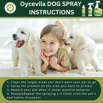 32oz No Pee Spray for Dogs - Potty Training Spray to Stop Marking Indoors & Outdoors - Safe Puppy Housebreaking Aid - Dog Training Solution - Puppy Housebreaking Training Aid
