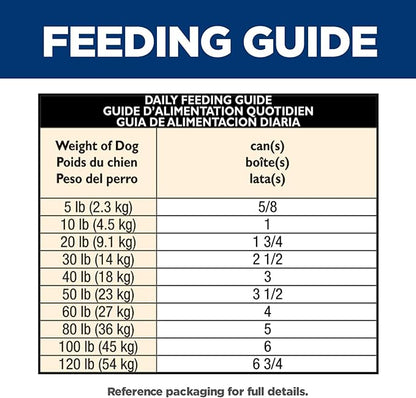 Hill's Science Diet Adult 7+ Senior Vitality Wet Dog Food, Chicken & Vegetable Stew, 12.5 oz. Cans, 12-Pack