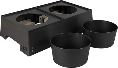 Glad for Pets Smart Cycle Adjustable Feeding Station System | Elevated Dog Bowl Inserts With 3 Height Options for Dogs | Includes 4 Disposable Dog Bowls
