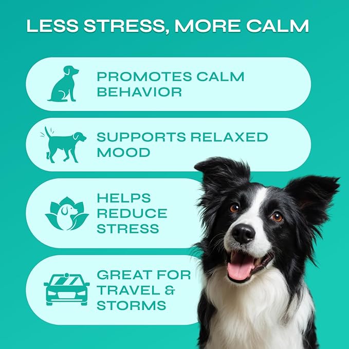 Dog Calming Chews with Hemp - 17,810 mg Hemp Oil per Pack - Soft Calming Chews for Dogs with Melatonin - Relaxation Support for Travel, Grooming, Separation, Thunder, Fireworks - 130 Duck Bites