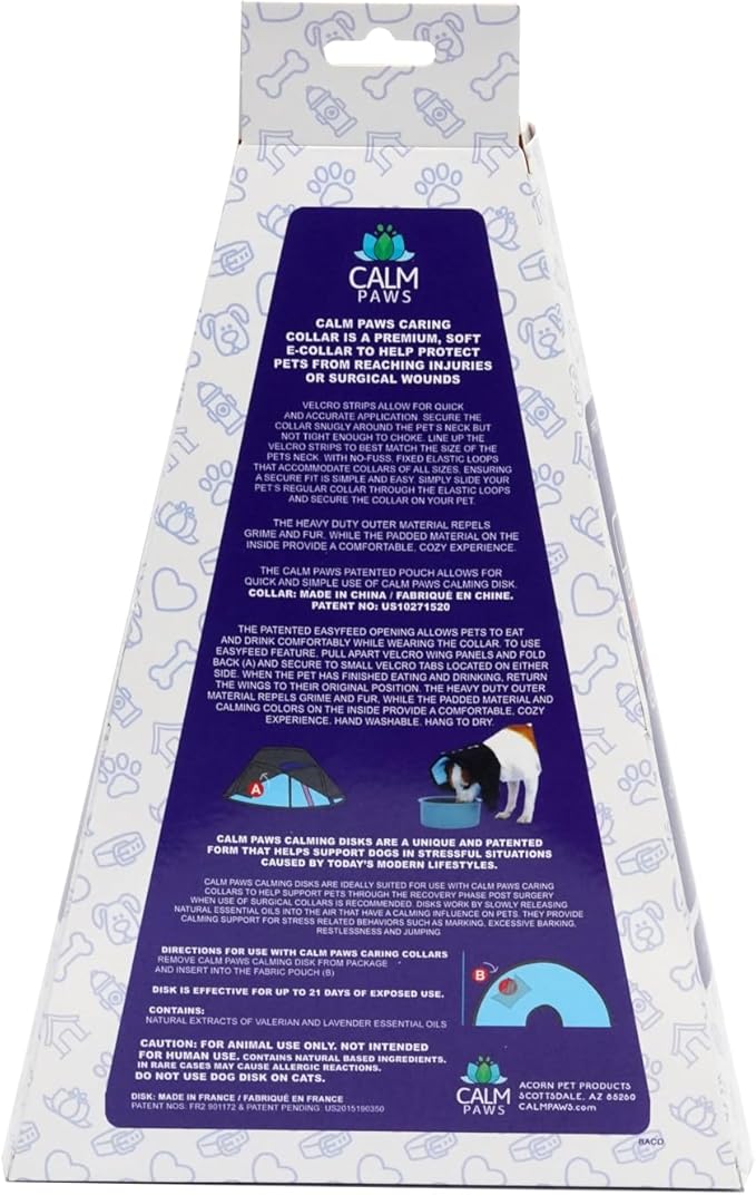 Calm Paws Dog Caring Collar W/Calming (Large)