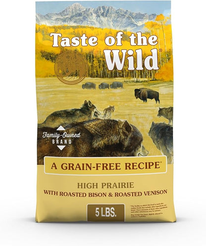 Taste of the Wild, Dry Dog Food High Prairie Canine Formula with Roasted Bison and Venison, 80 Ounce
