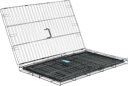 Carlson Pet Products Single Door Metal Dog Crate, Intermediate 36" Dog Crate for Medium to Large Dogs, Foldable Collapsible Dog Kennel with Removable Tray, Portable Wire Dog Cage for Training & Travel