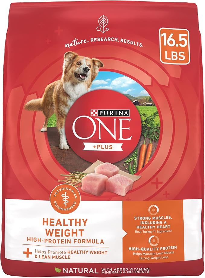 Purina ONE Plus Healthy Weight High-Protein Dog Food Dry Formula - 16.5 lb. Bag