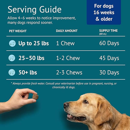 Multi Dog Chews – Comprehensive Health Supplement with Glucosamine, Probiotics, Salmon Oil, Ashwagandha & Mushrooms – Daily Well-Being, Skin & Coat, Digestion and Vitality Support