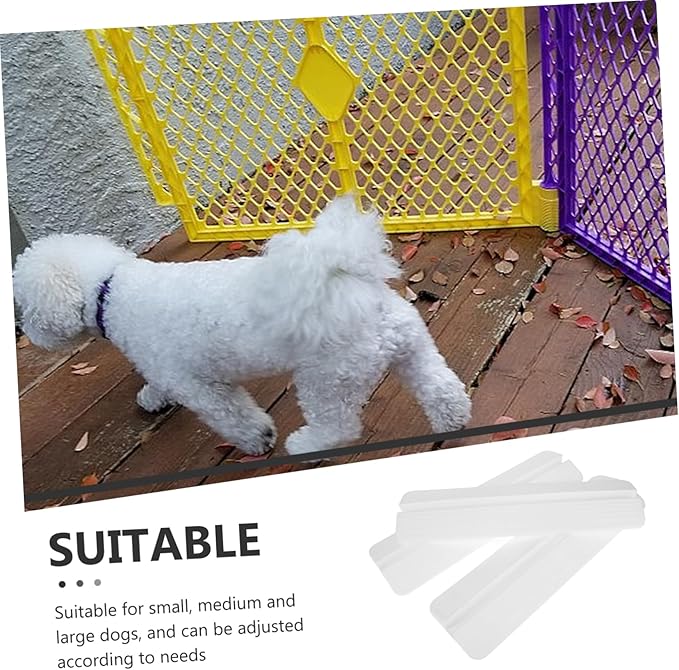 Kisangel 3pcs Indoor Pet Safety Gate Kick Pedal Versatile Guardrail Holder for Small Medium and Large Dogs Easy Installation Door Freestanding Gate Fence Parts
