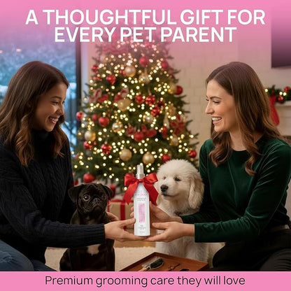 BioSilk for Dogs Detangling Spray with Shine Support, Lightweight Leave in Grooming Mist That Helps Smooth Coats, Detangle, and Add Shine Without Buildup, 8 Fl Oz - 6 Pack