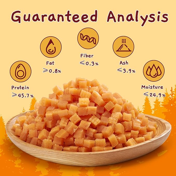 Jungle Calling Soft Chicken Treats for Dog and Cat, Natural Grain Free Chewy Food Snacks for Training Rewards for Small & Senior Dogs, High Protein, 10.6 oz