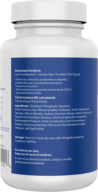 Probios Chewable Tablets for Dogs, Daily Probiotic Supplment for Gut Health, Digestion & Immune Support, 45 Count (Pack of 2)