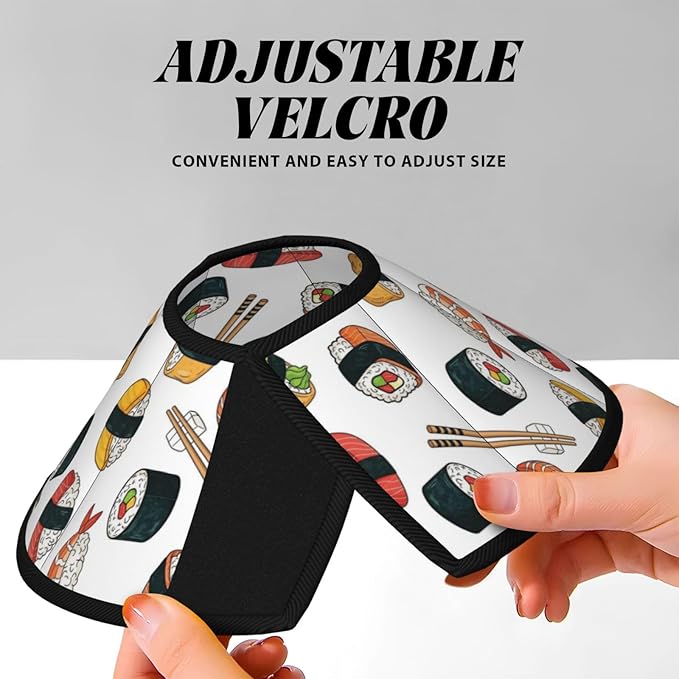 Comfy Pet Cone Collar, Adjustable for Dogs After Surgery, Anti-Bite Design, Perfect for Large Medium Small Dogs, Sushi