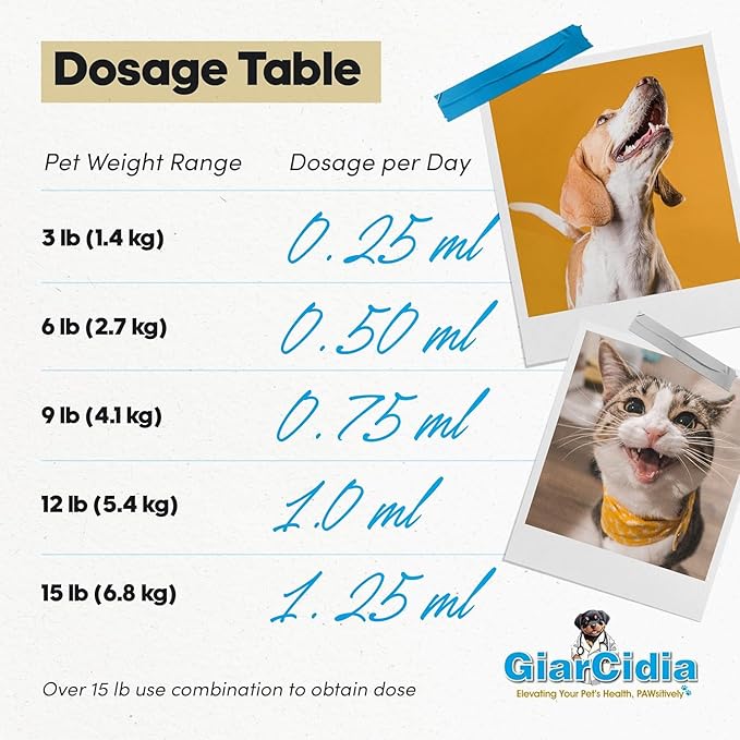 No More Tapeworms in Cats and Dogs- Dewormer for Cats and Dewormer for Dogs - Vanilla Flavour with 3ml Dropper (120ml Vanilla)