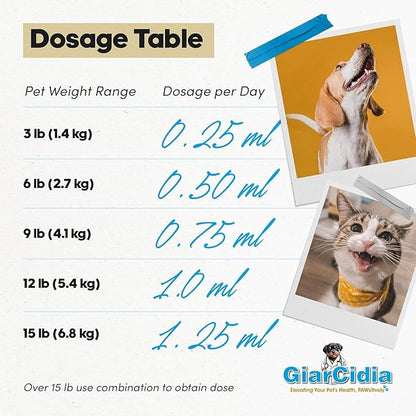 No More Tapeworms in Cats and Dogs- Dewormer for Cats and Dewormer for Dogs - Vanilla Flavour with 3ml Dropper (120ml Vanilla)