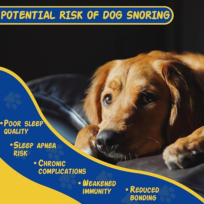 Stop Dogs Snoring for Dogs, Anti-Snoring Solution, Dog Sleep Remedy Natural Anti-Snoring Solution, Snore Relief for Pets Cats, Homeopathy Natural Ingredients, Powder Formula, 100g
