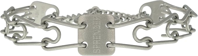 Herm Sprenger Matte Stainless Steel Scratch Resistant Dog Collar with Swivel D-Ring Training Collar for Small Dogs Made in Germany (16in x 2.25mm (Neck Size up to 13 in) | Matte)