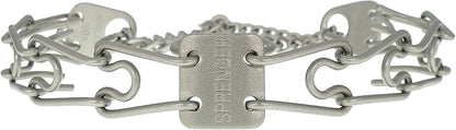 Herm Sprenger Matte Stainless Steel Scratch Resistant Dog Collar with Swivel D-Ring Training Collar for Small Dogs Made in Germany (16in x 2.25mm (Neck Size up to 13 in) | Matte)